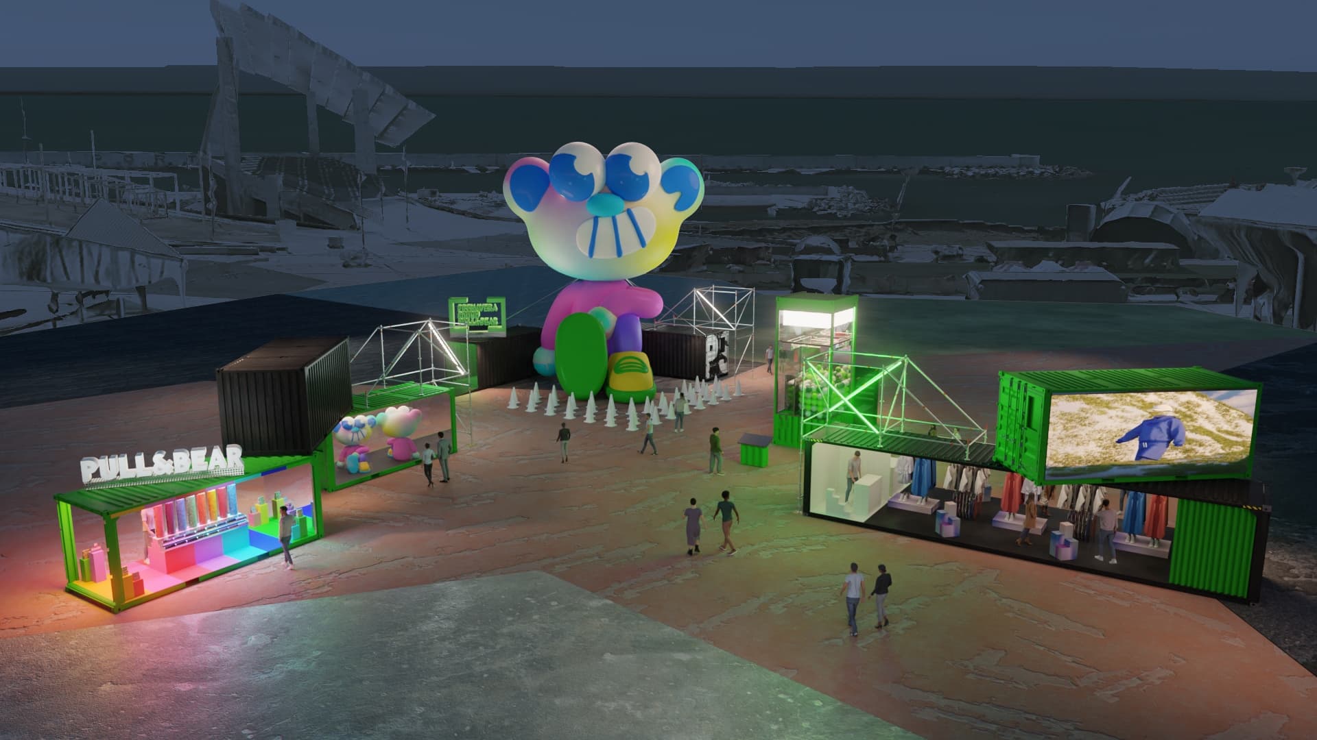 UFO Catcher Machine - Pull & Bear - Primavera Sound